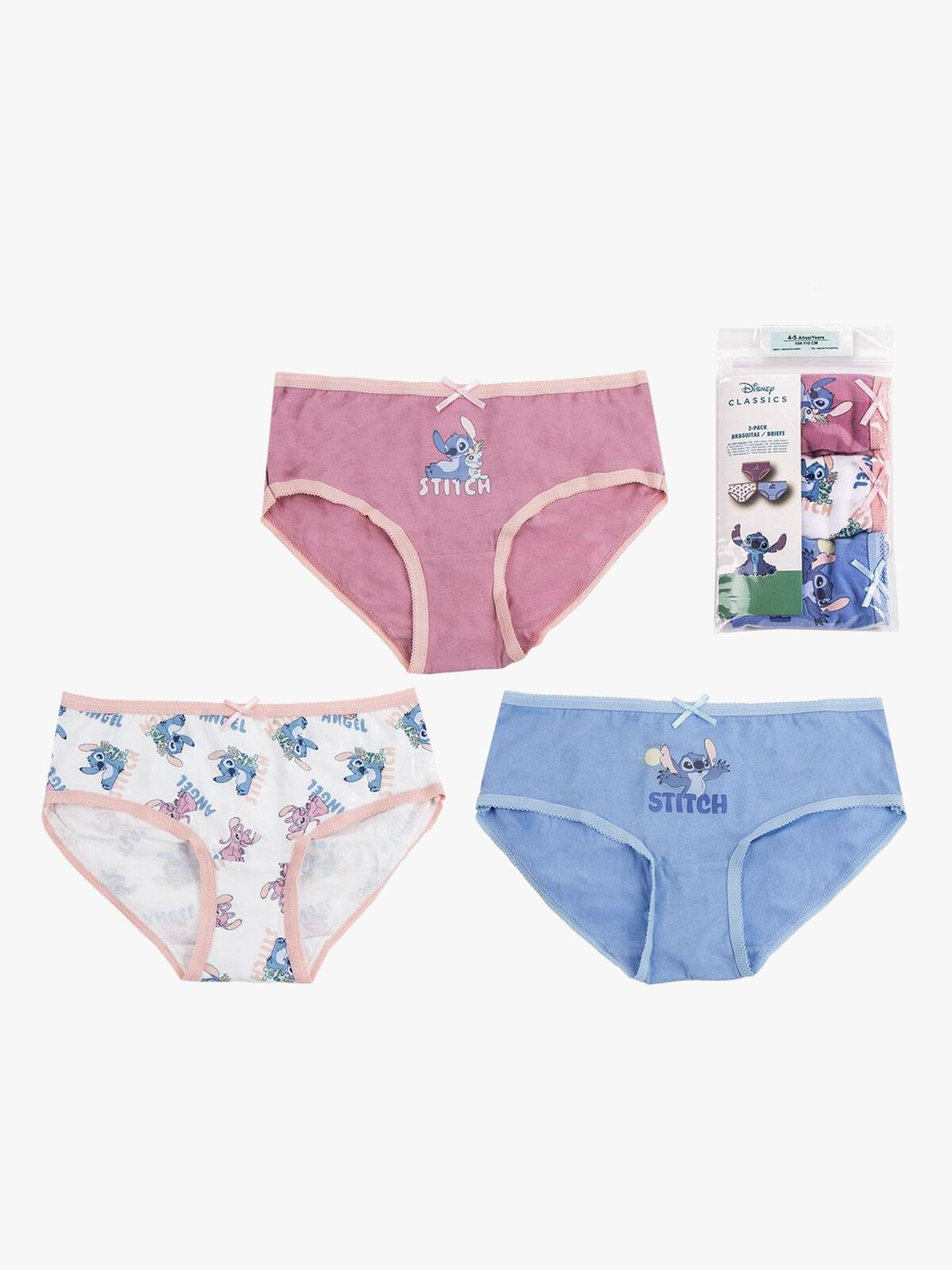 Disney Lilo & Stitch Truser 3-Pakk