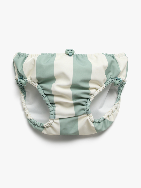 Nordbjörn Mölle 2-pack Badebleier, Lyseblå Stripete