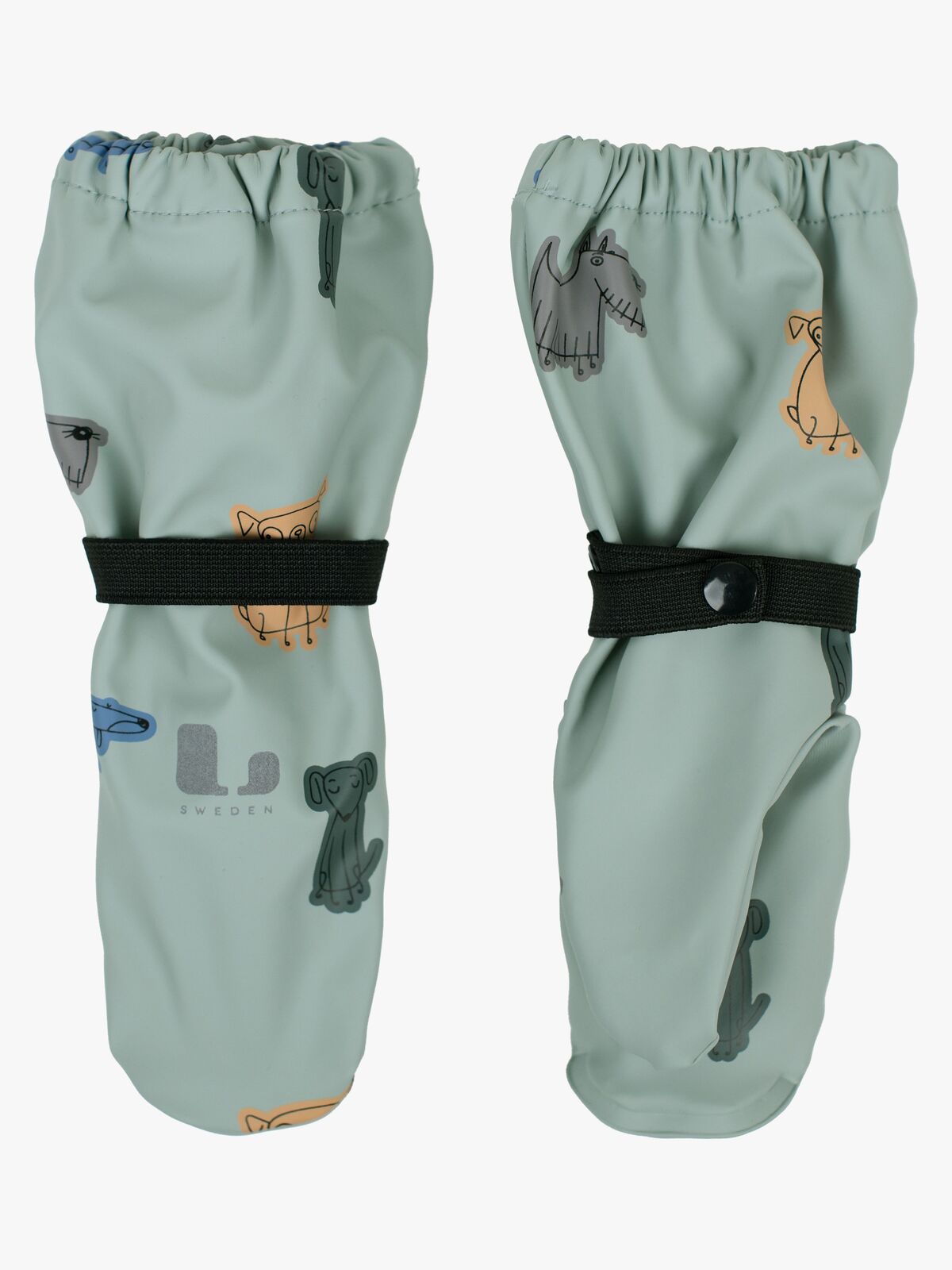 Lindberg Vattholma Regnvotter, Grønn/Grå