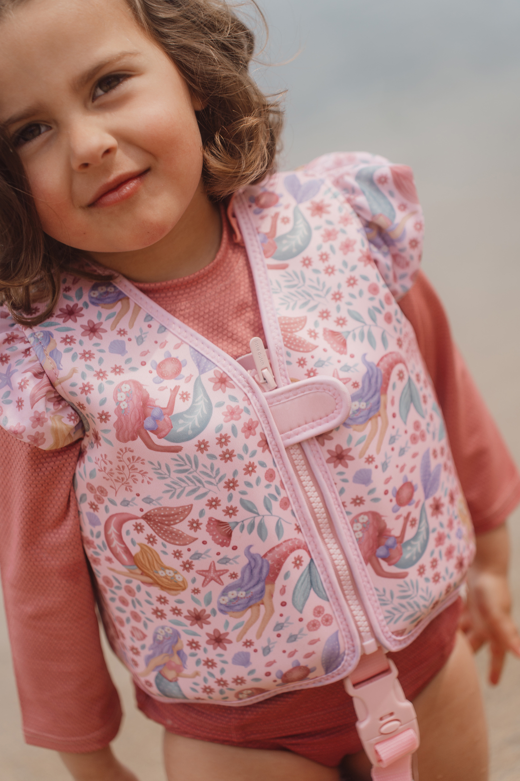 Little Dutch Dreamy Mermaid Svømmevest, Pink