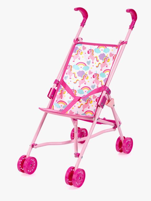 Bayer Design Dukkevogn Buggy Sett med Dukke, Pink