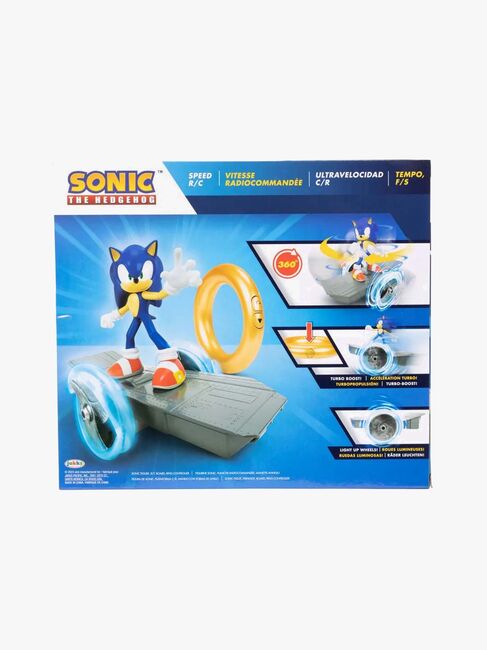 Sonic Speed Radiostyrt Skateboard med Figur