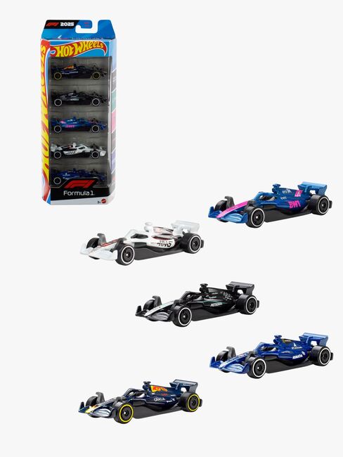 Hot Wheels F1 Biler Die-Cast 1:64 5-pakning