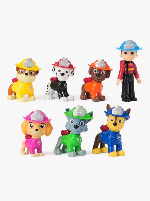 Paw Patrol Brannredning Figursett 7-Pakk