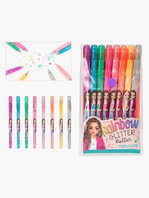 TOPModel Glitter-gelpenner 8-Pakk