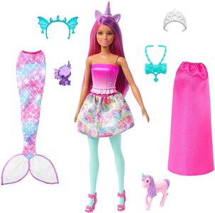 Barbie Dreamtopia Dukke med Enhjørning
