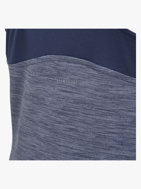 Adidas Girls Dotty Tank Treningssinglet, Nobel Indigo
