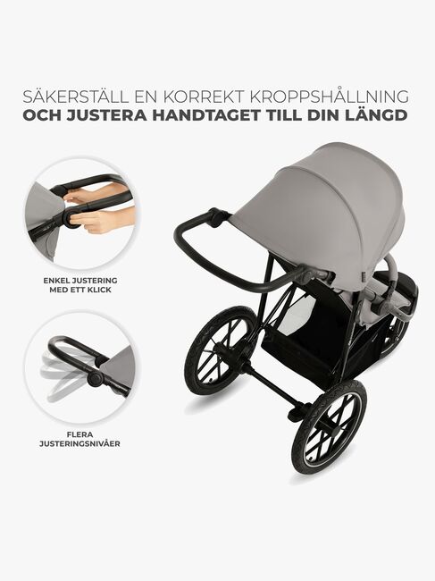 Kinderkraft HELSI 2 Terrengvogn, Grey