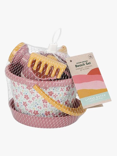 Little Dutch Dreamy Mermaid Strandsett 5 Deler, Pink