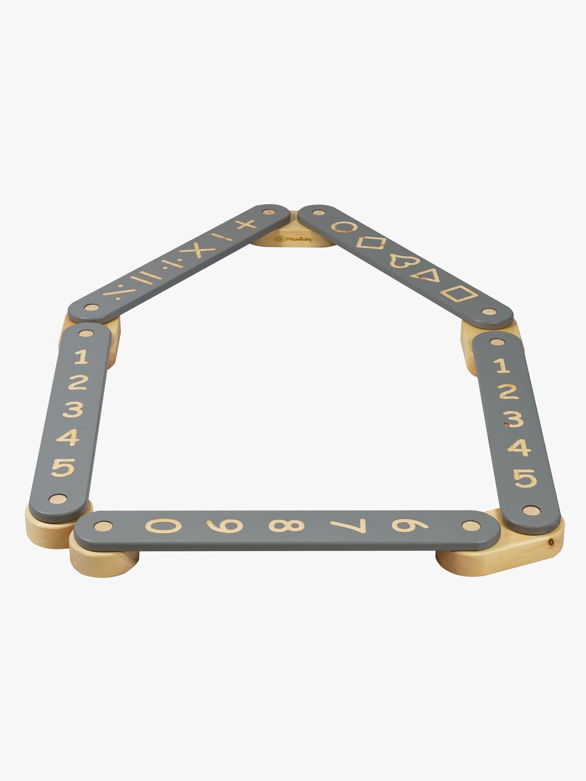 Meowbaby Balansebane 5 Deler, Grå