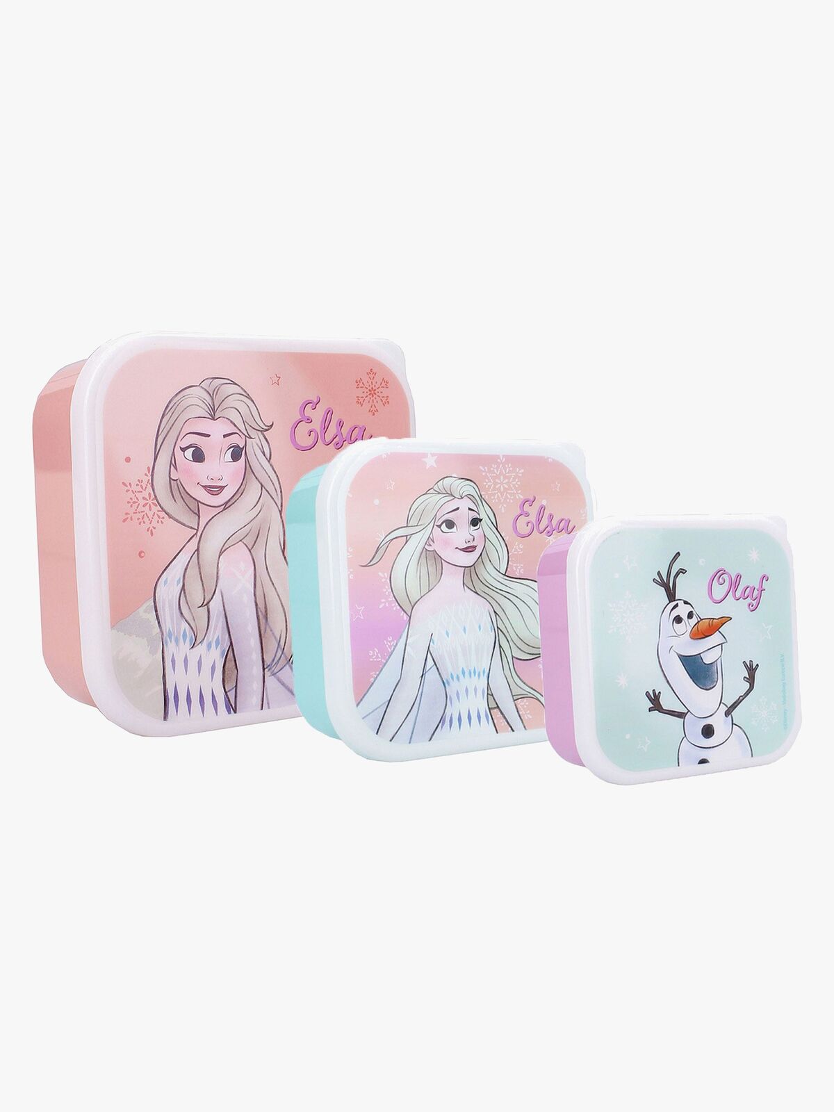 Disney Frozen Matbokser Let's Eat 3-in-1, Rosa