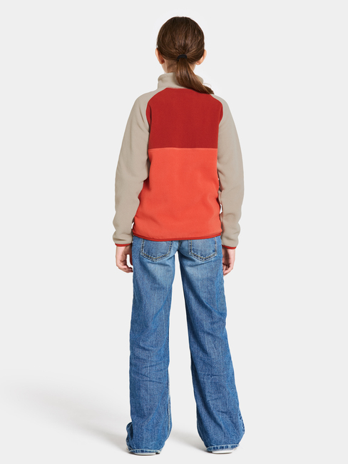 Didriksons Yokto Fleecegenser, Light Mars Red