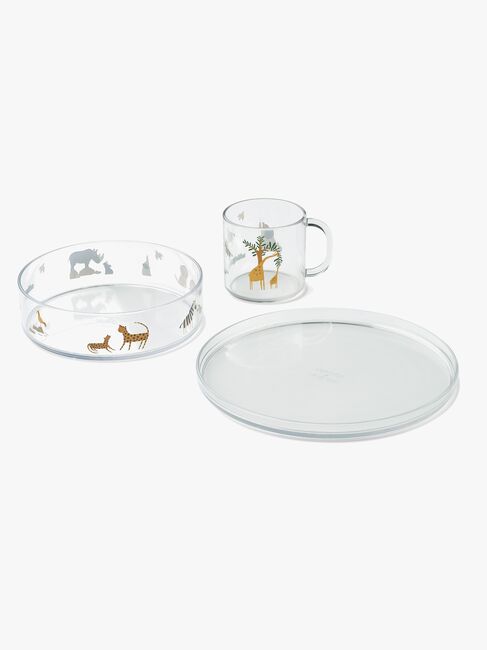 LIEWOOD Siva Tritan  Mønstret Matsett, All Together/Sandy