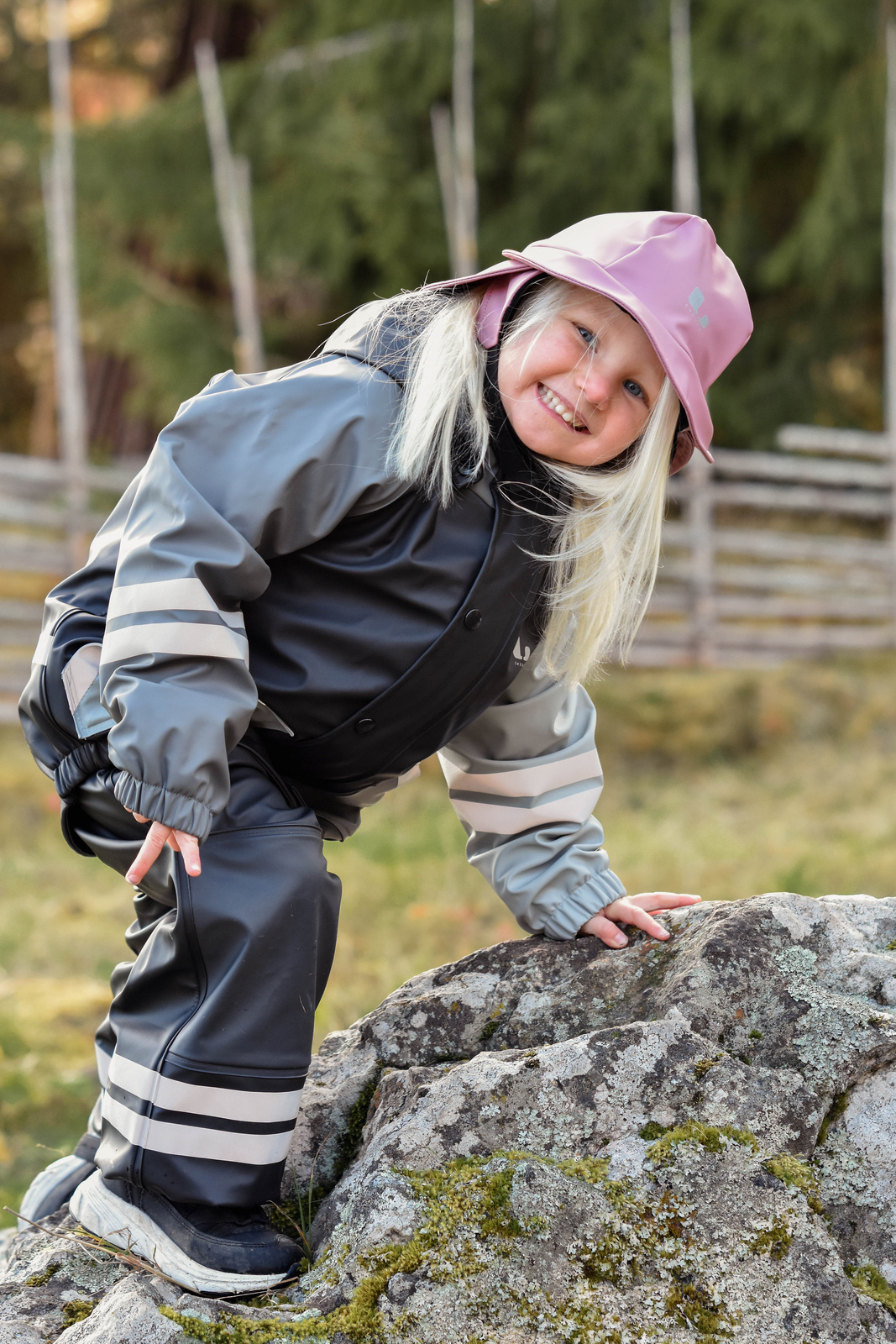 Lindberg Fagerhult Fôret Regnsett, Black/Anth