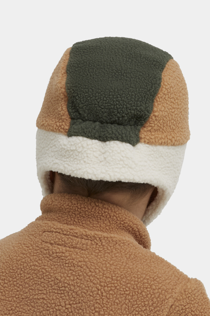 Nordbjörn Knallen Fleece-lue, Tobacco Brown/Stonewash/Oatmeal