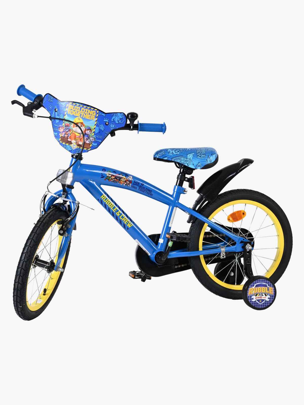 Paw Patrol Rubble & Crew Sykkel 16 Tommer, Blå