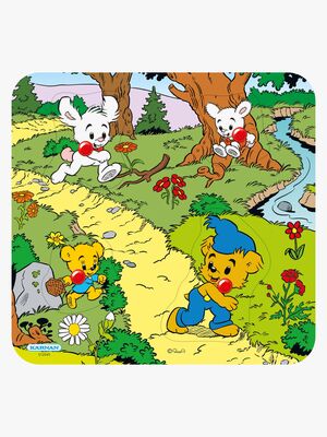 Egmont Kärnan Bamse Knottepuslespill Bamse i Skogen 4 Brikker