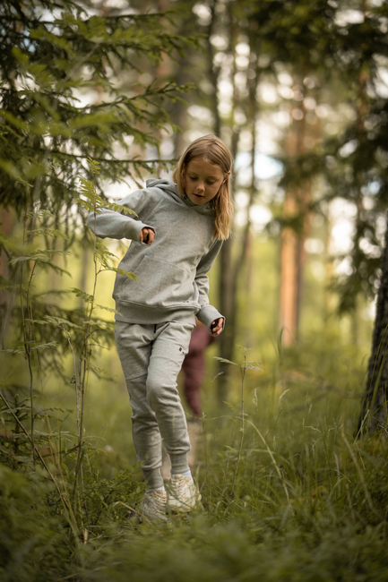 Lindberg Squad Hettegenser, Grey/Melange