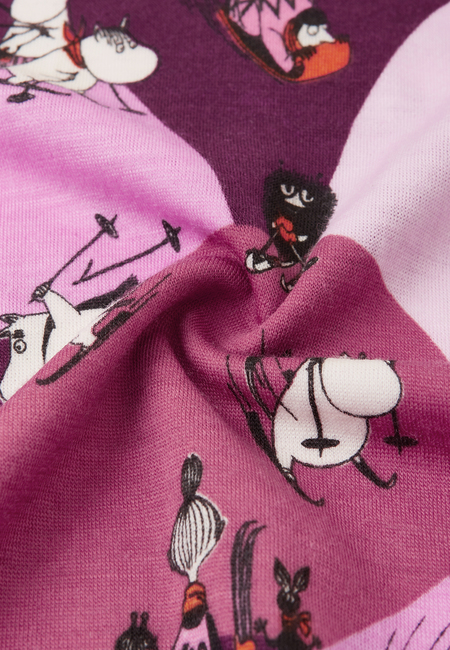 Reima Mummitrollet Trivsam Superundertøy Ullblanding, Rose Pink