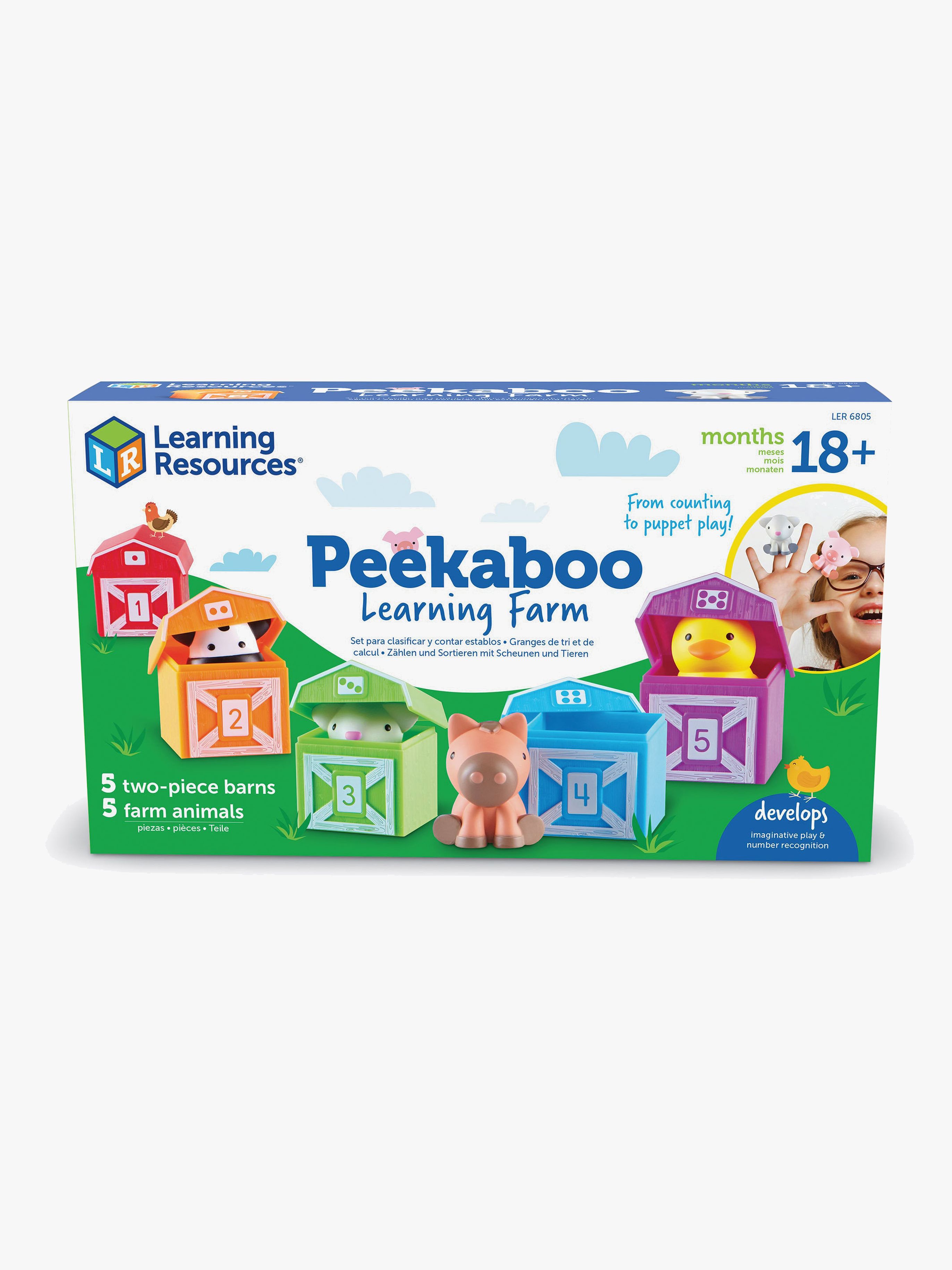 Learning Resources Peekaboo Pedagogisk Lekesett Bondegård - Lærerik lek - Plast