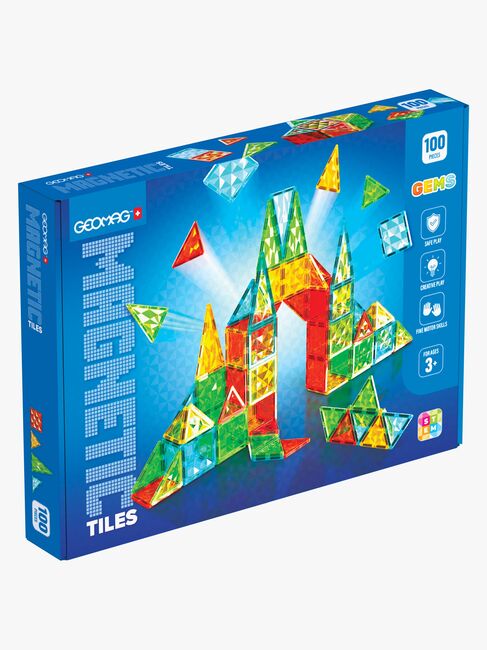 Geomag Gems Magnetisk Byggesett 100 Deler