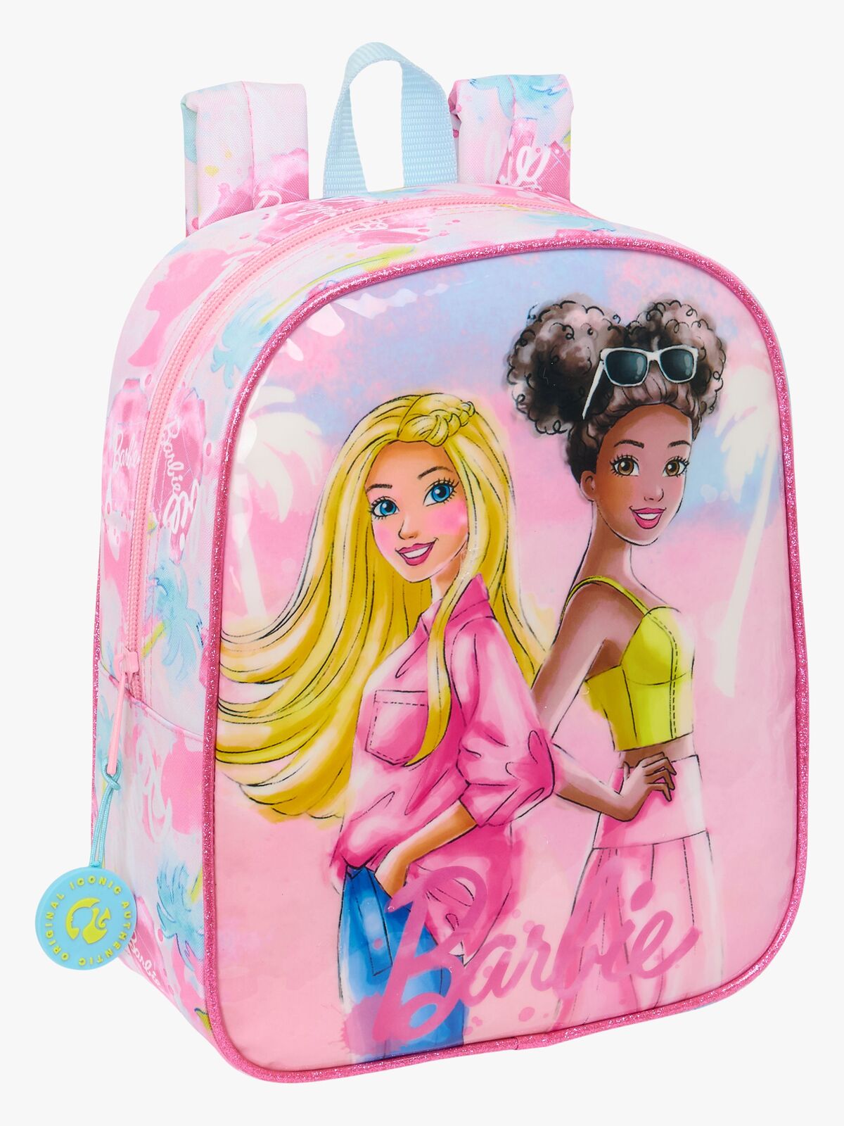 Barbie Mini Ryggsekk 6L Painterly, Rosa/lyseblå