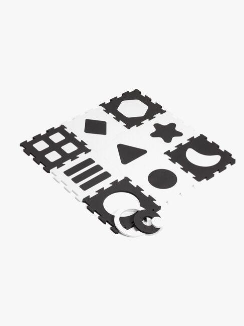 Alice & Fox Lekematte 9 Biter 32x32, Svart/Hvit