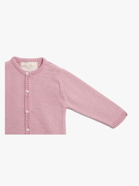 Petite Chérie Atelier Margit Cardigan, Light Pink/Dusty Pink
