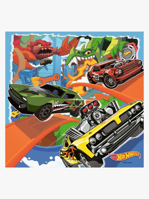 Ravensburger Puslespill Hot Wheels 3x49 Brikker