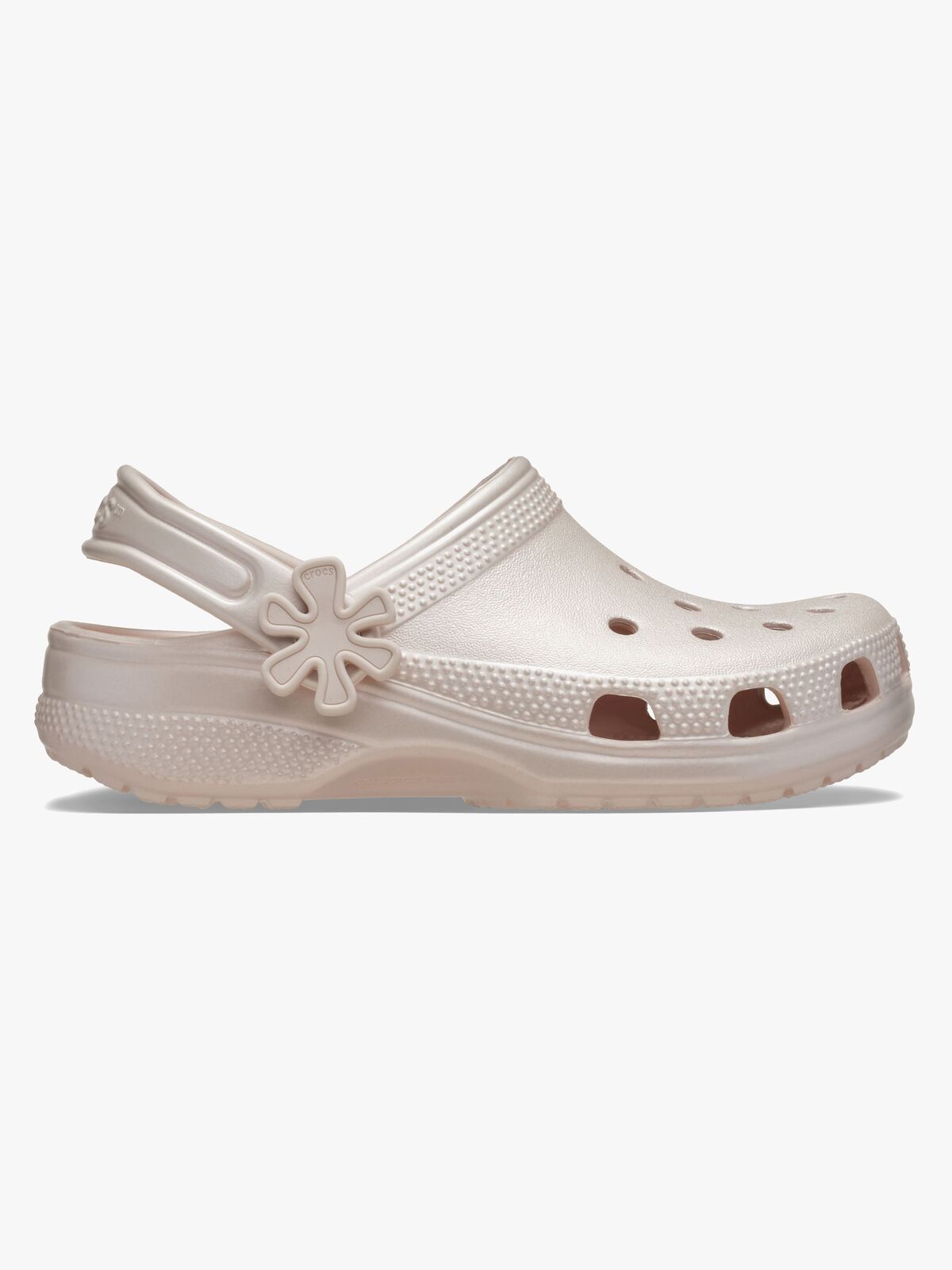 Crocs Classic Pearl Shine Tøfler, Quartz