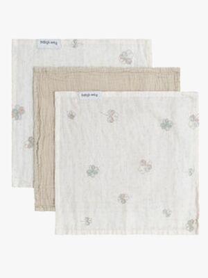 Baby's Only Tender Bomullsteppe 3-Pakk, Beige/Clover