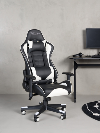 Victory Future Gaming Chair, svart/hvit