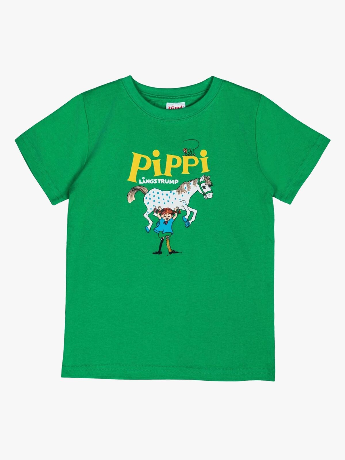 Pippi Langstrømpe X Martinex Pippi Logo T-skjorte, Grønn