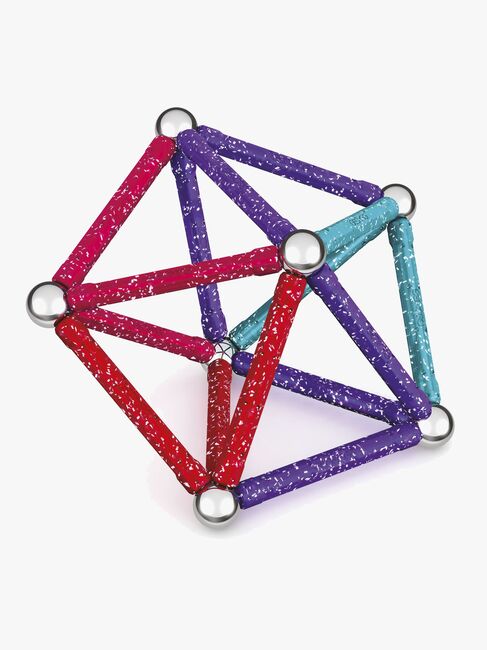 Geomag Byggesett 60 Deler, Glitter