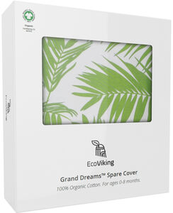 EcoViking Organic Babynest Cover Natural Green