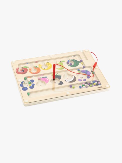 VIGA Magnetlabyrint & Telle- og Fargesorteringsbrett