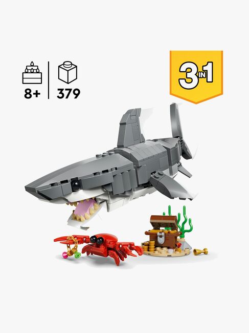 LEGO Creator 31381 Blodtørstig hai med skattkiste
