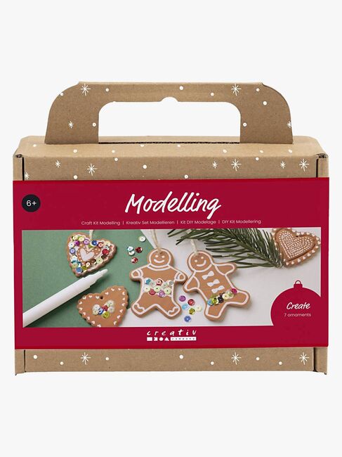 Creativ Company DIY Hobbysett Lufttørkende Leire Pepperkakefigurer