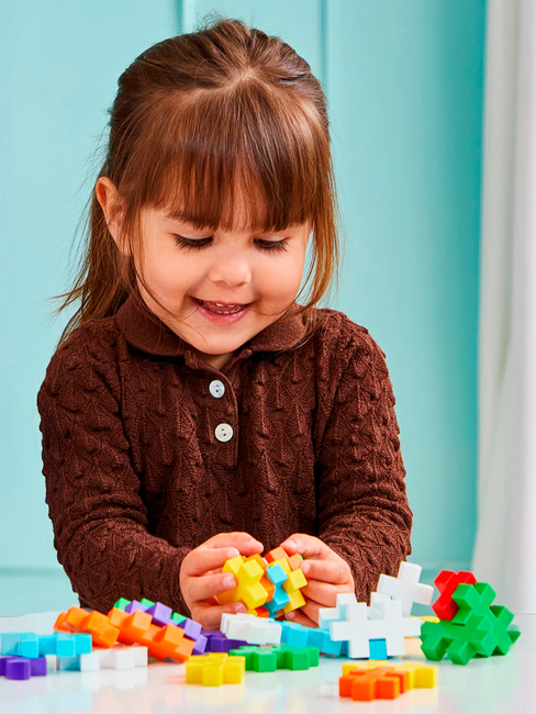 Plus-Plus BIG Byggesett Rainbow Mix 100 Stk