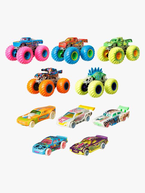 HotWheels Monstertrucker Selvlysende Multipack