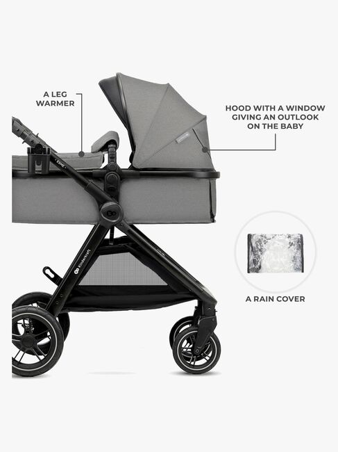 Kinderkraft ESME 2-in-1 Duovogn, Moonlight Grey