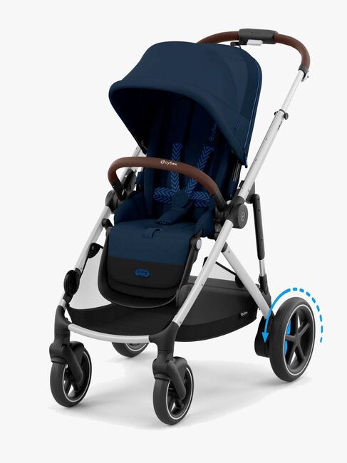 Cybex e-GAZELLE S Sportsvogn, Ocean Blue/Silver