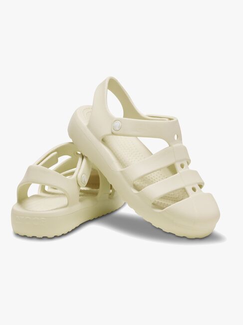 Crocs Classic Fisherman Kids Slippers, Sandstone