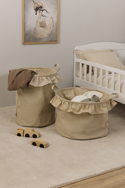 Alice & Fox DEMI Oppbevaringskurver 2-Pakk, Beige Linen