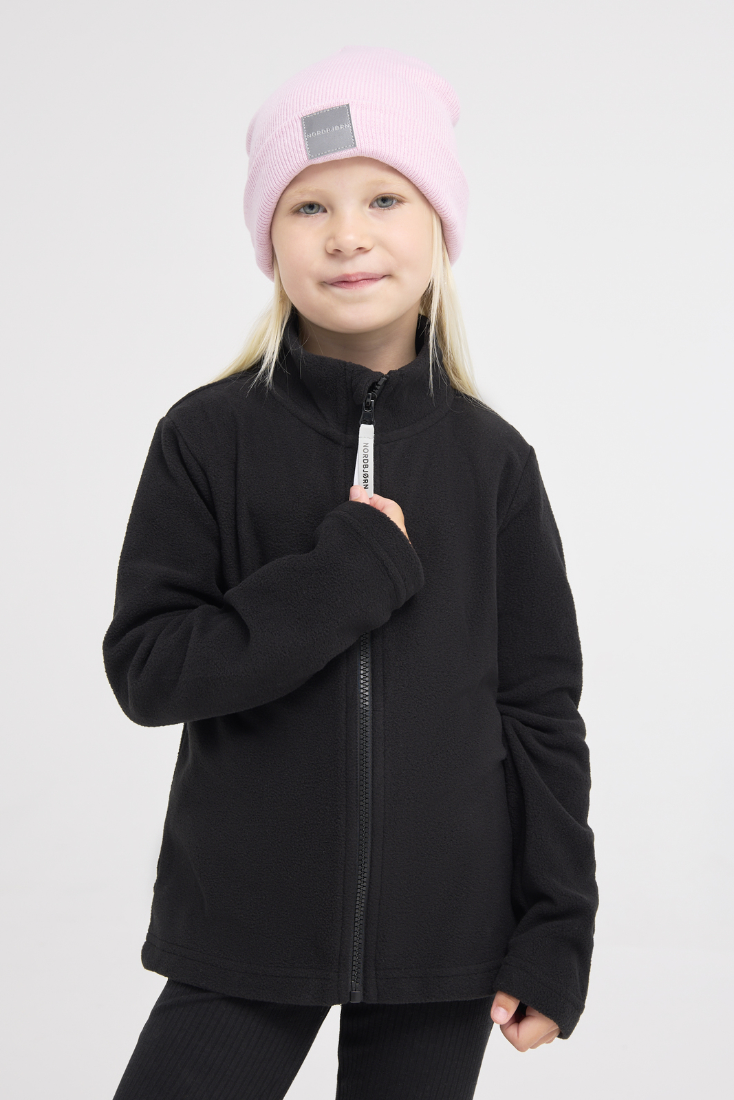 Nordbjørn Mölle Fleecejakke, Svart