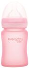 Everyday Baby Tåteflaske Glass 150 ml, Rose Pink