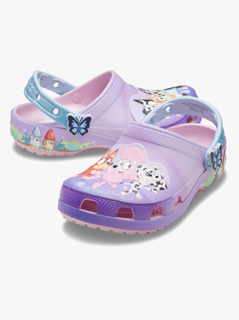 Crocs Bluey Kids Tøfler, Pink