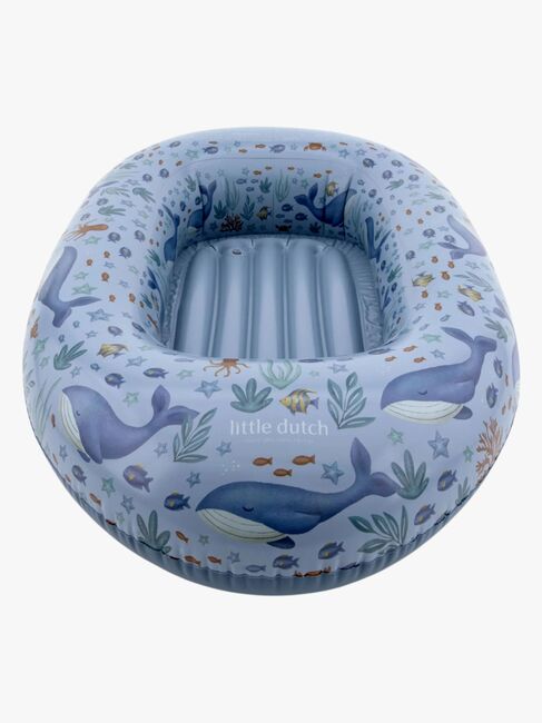 Little Dutch Flytemadrass Ocean World Båt, Blue