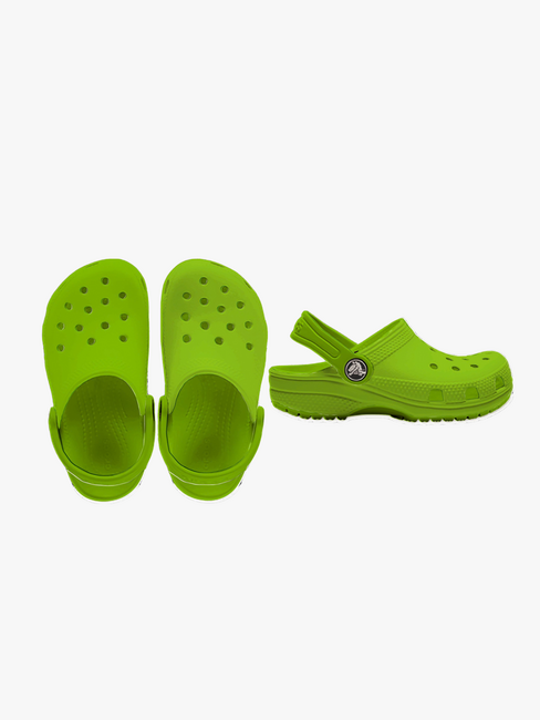 Crocs Classic Kids Tøfler, Grønn