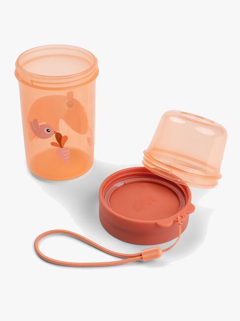 Done By Deer Ozzo To Go Two-Way Snacksbeholder, Papaya